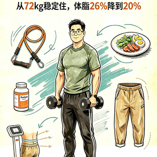 瘦下来只是开始,72kg之后,我才真正开始对抗中年松弛感