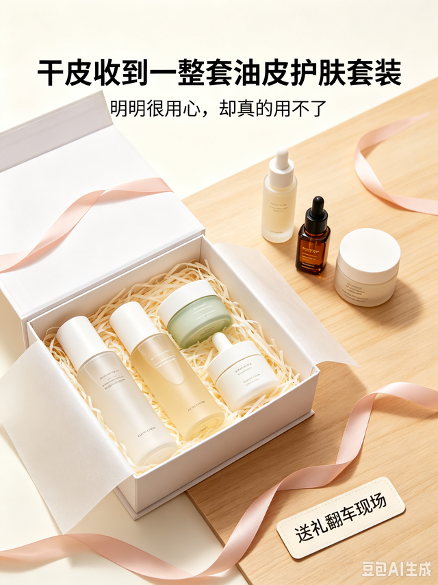 明明是干皮，收到一整套油皮护肤套装的尴尬经历