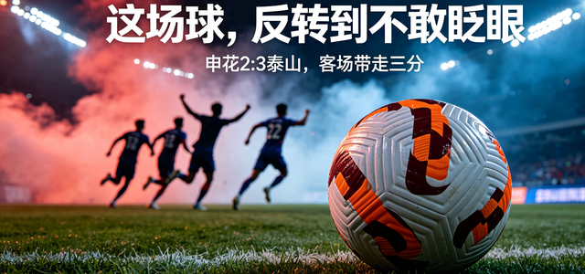 开场9秒闪击却遭逆转绝杀！泰山3-2绿地展强队底蕴，绿地球迷静默抗议成焦点