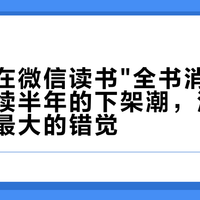 迟子建在微信读书"全书消失"：这轮持续半年的下架潮，治好了书架党最大的错觉