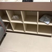 实木书架储物架落地立式开放式收纳矮柜