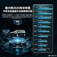 电动车923分、车机1132毫秒：鲁大师的榜已经铺到你家门口，看榜买车前先搞懂3条规则