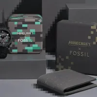 《我的世界》× Fossil 第二波限量手表发售，215美元起：上一波售罄被炒，国内玩家这次该冲吗？