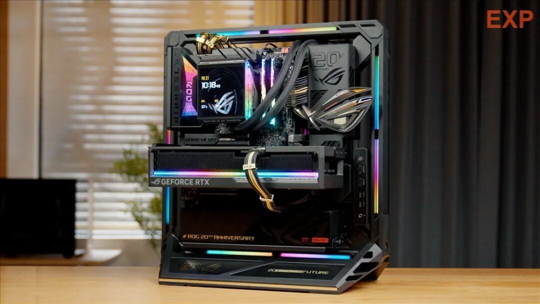 ROG GR20 20周年版机箱装机体验:无论竖装横装,三种形态都出彩