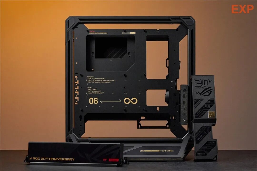 ROG GR20 20周年版机箱装机体验:无论竖装横装,三种形态都出彩