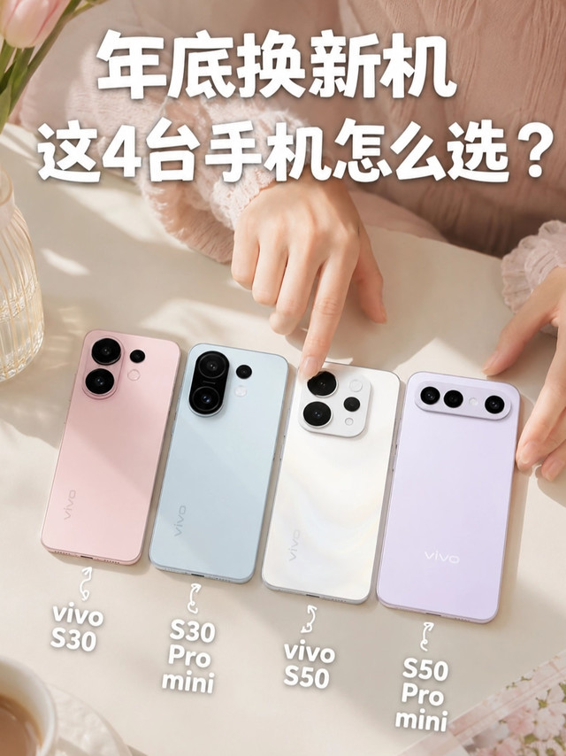 年底换机｜vivo S30/S50四机横评，新旧款怎么选不踩坑