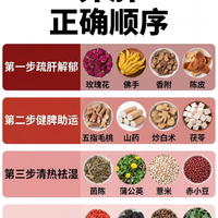 养肝别瞎补！4 步顺序喝，肝气顺了睡得香✨