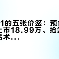 风云T11的五张价签：预售19.99万、上市18.99万、抢鲜17.99万、话术落地18万+、准新16.69万——交钱前，先弄清你花的是哪张