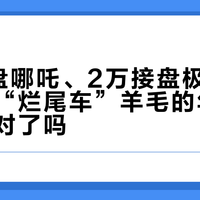 7万接盘哪吒、2万接盘极越：第一批薅“烂尾车”羊毛的年轻人，账算对了吗？