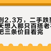 柜台上到2.3万，二手跌到1.2万：秋天想入那只百搭老花包之前，先把三条价目看完