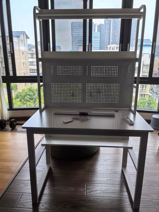 桌架一体书桌家用卧室电脑桌