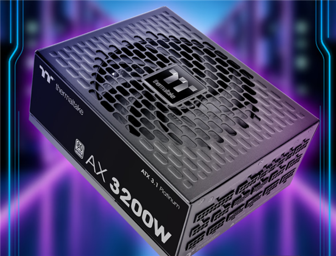 Tt AX 3200W电源首发4399元:ATX3.1白金全模组 四个12V-2×6接口