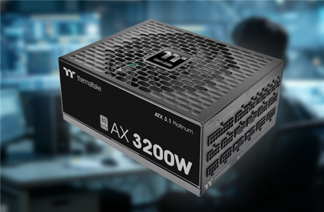 Tt AX 3200W电源首发4399元:ATX3.1白金全模组 四个12V-2×6接口