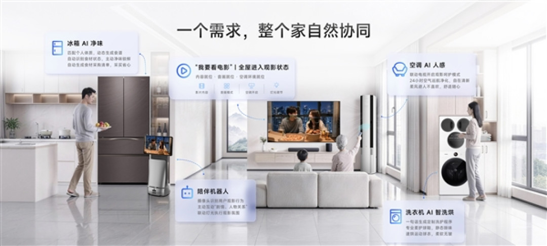 巨简单 更懂家!海信JUOS正式发布:行业首个家庭智能伴侣级AIOS