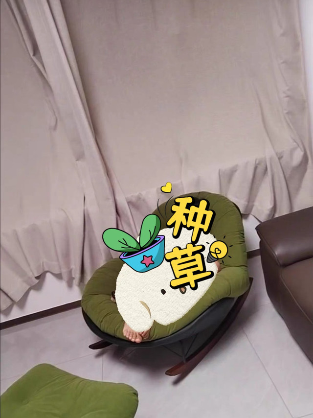 贝壳摇摇椅懒人躺椅多功能家用午睡沙发椅