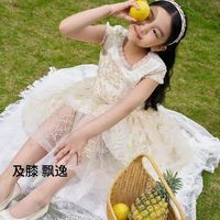 明星同款红毯礼服✨大卫查尔斯女童演奏连衣裙显贵出圈
