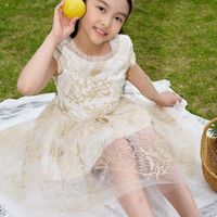 明星同款儿童礼服✨大卫查尔斯女童演出裙优雅显贵超耐看