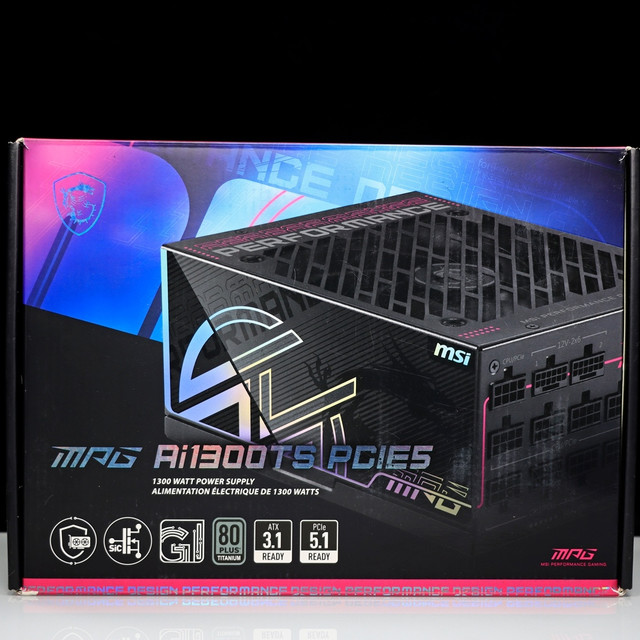 高端显卡好搭档与保护神——微星 MPG Ai1300TS PCIE5 月神