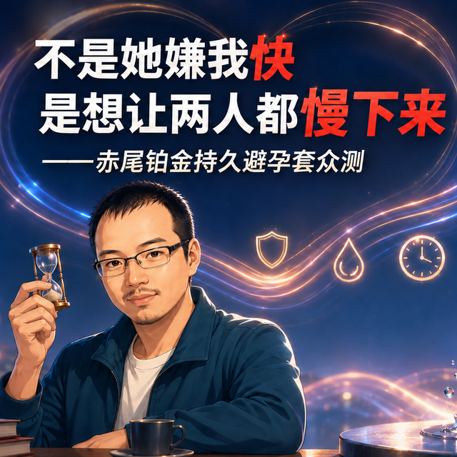 不是她嫌我快 是想让两人都慢下来——赤尾铂金持久避孕套众测