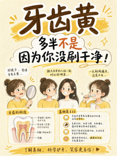 牙齿黄真不是没刷干净？想不到：健康牙天生就带点黄！