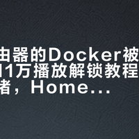 小米路由器的Docker被权限墙拦下：11万播放解锁教程的入口也在被堵，HomeLab网络插件到底放哪？