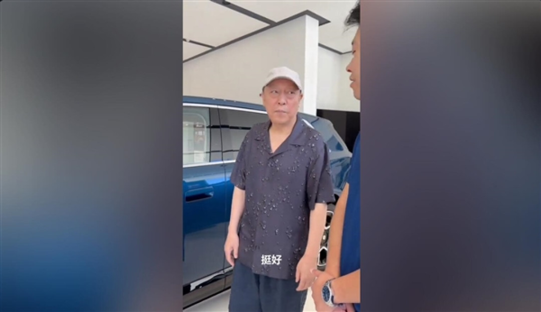 演员倪大红体验小米澎程系列汽车后当场小订:连说三个挺好