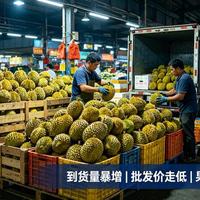 榴莲价格几乎腰斩?行家提醒:普通果跌成“白菜价”,但好货根本没便宜