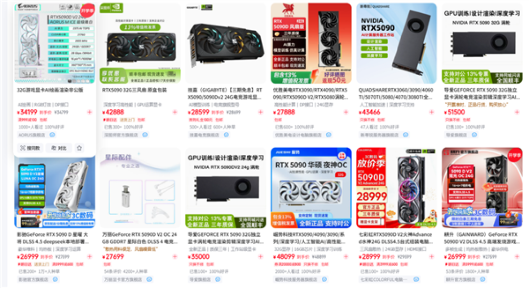RTX 5090梗成真!普通风冷版就卖到5000美元:比限量版还贵