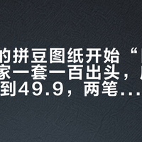 蜜桃猫的拼豆图纸开始“日更”了：在家一套一百出头，店里一下午16到49.9，两笔账帮你算清