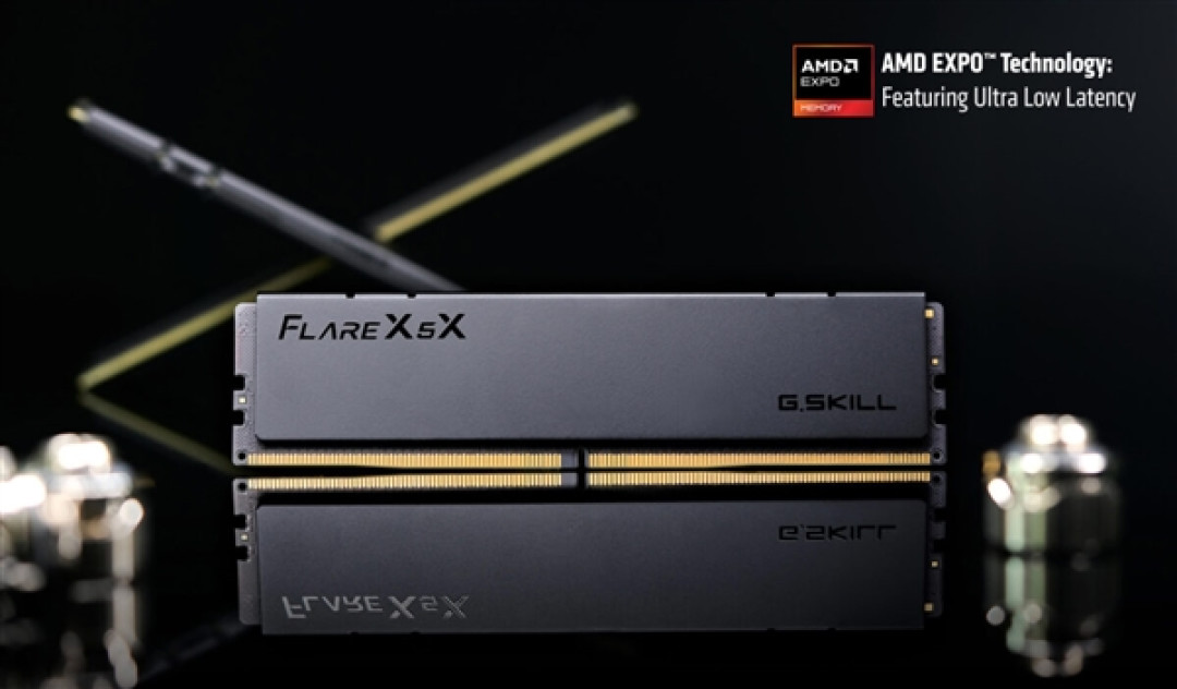 不要灯效专注性能!芝奇推出Flare X5X内存:支持EXPO ULL超低延迟