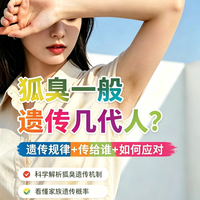 狐臭遗传大揭秘：到底会传几代人？别再瞎焦虑了！