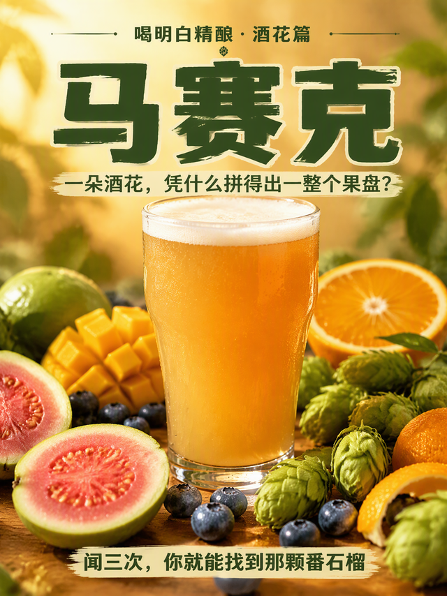 马赛克：一朵酒花，凭什么拼得出一整个果盘？