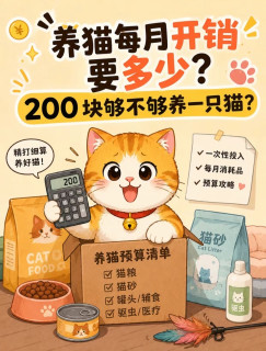 抛开萌照说真话｜新手养猫每月要花多少钱，寄养千万别乱选