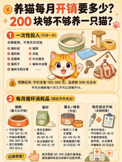 抛开萌照说真话｜新手养猫每月要花多少钱，寄养千万别乱选