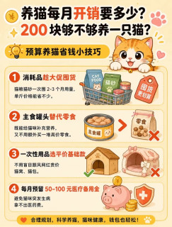 抛开萌照说真话｜新手养猫每月要花多少钱，寄养千万别乱选