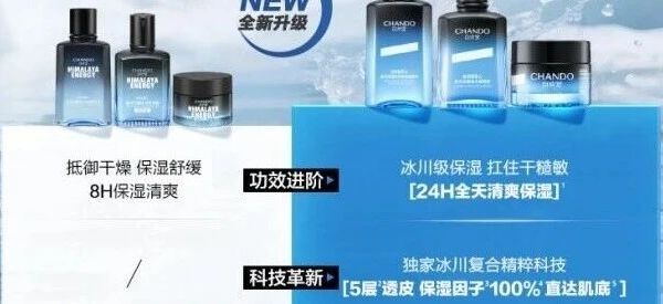 自然堂男士冰川保湿套装：25岁后保湿也顾紧致