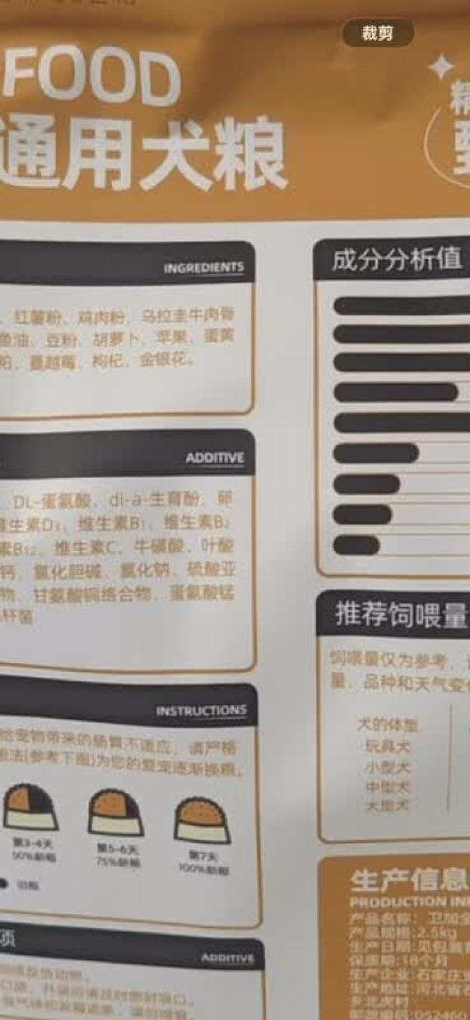疯狂小狗狗粮