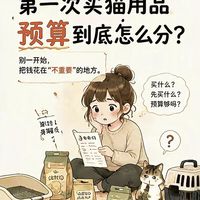 新手养猫预算复盘｜接猫前算清开销，避开90%智商税