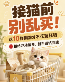 血泪踩坑❗接猫前别乱买，真正刚需就这10样