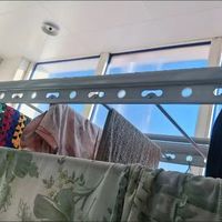 阳台改造必入✨金贵夫人手摇晾衣杆 稳当耐用超省心