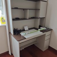 桌架一体书桌卧室家用学习桌多功能电脑桌