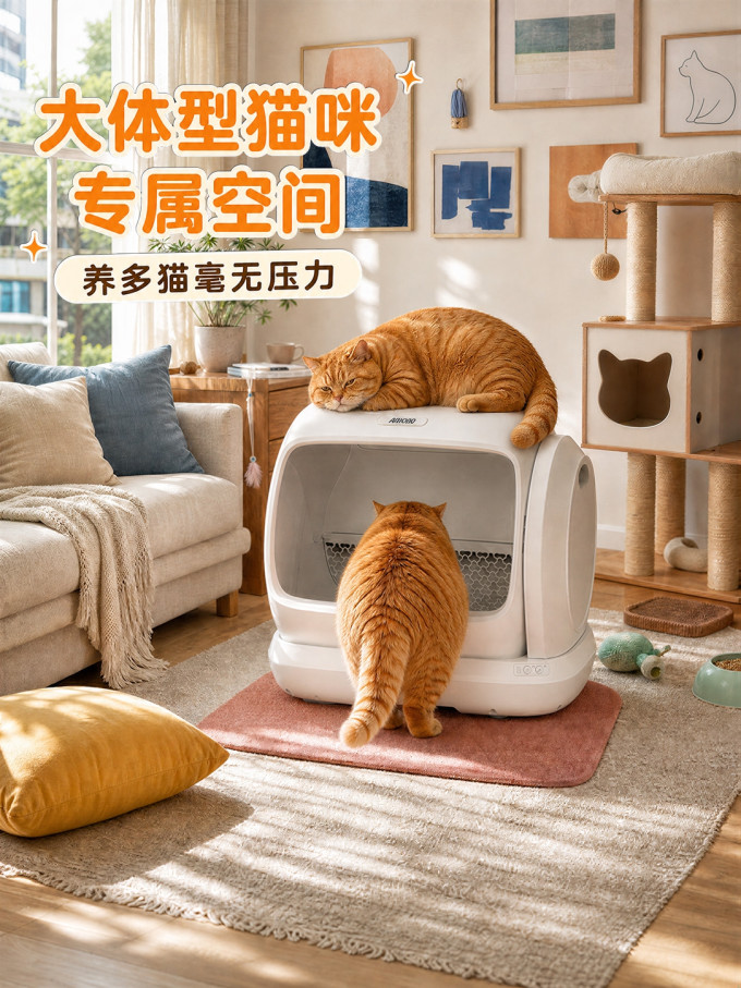 空气萝卜猫砂盆