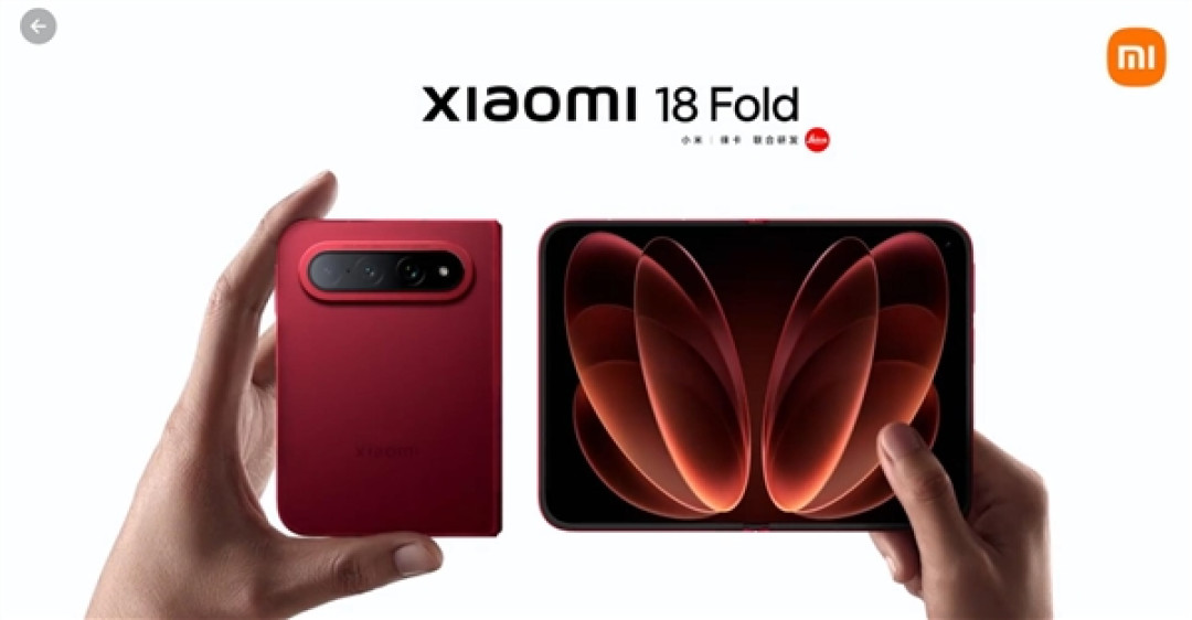 中折叠!小米18 Fold全新形态官宣:5.38英寸外屏+7.58英寸内屏