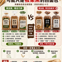 你买的“全麦面包”，可能只是颜色像全麦