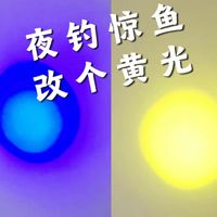 现在夜钓流行黄光灯，没有咋办，低成本改造手电