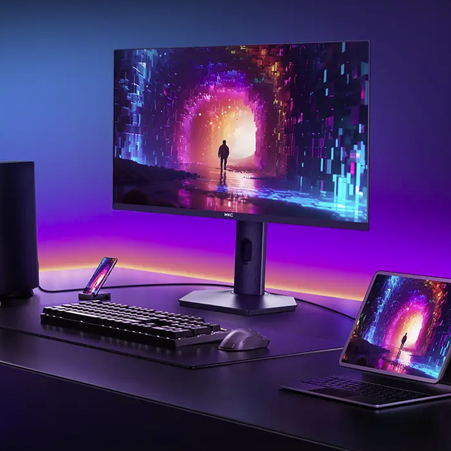 新品资讯：2K 320Hz + 4.5代QD-OLED，HKC 天启 27Q320B 带来全新电竞显示体验