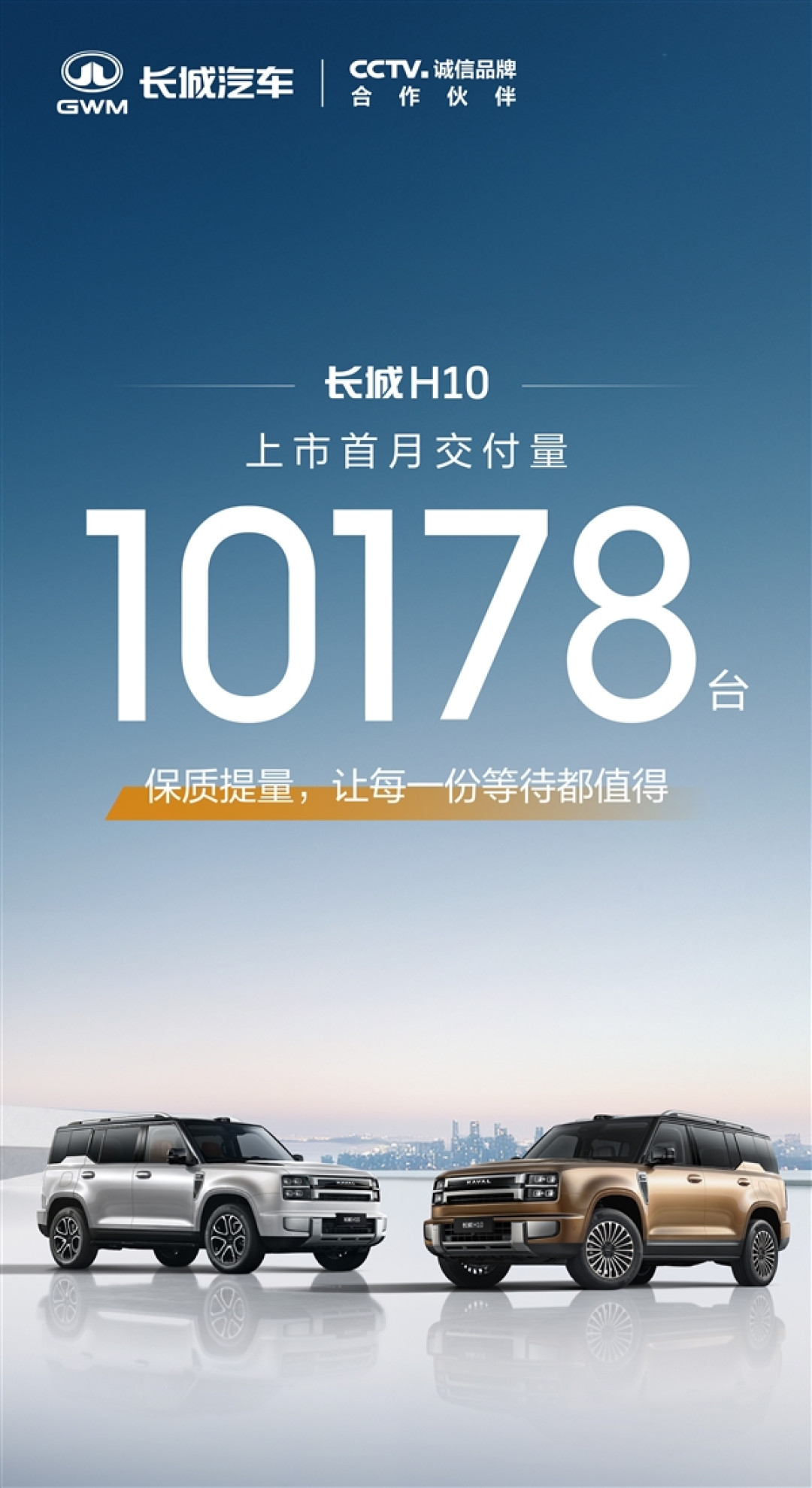 长城迎来久违大爆款!全新方盒子H10上市首月交付破万