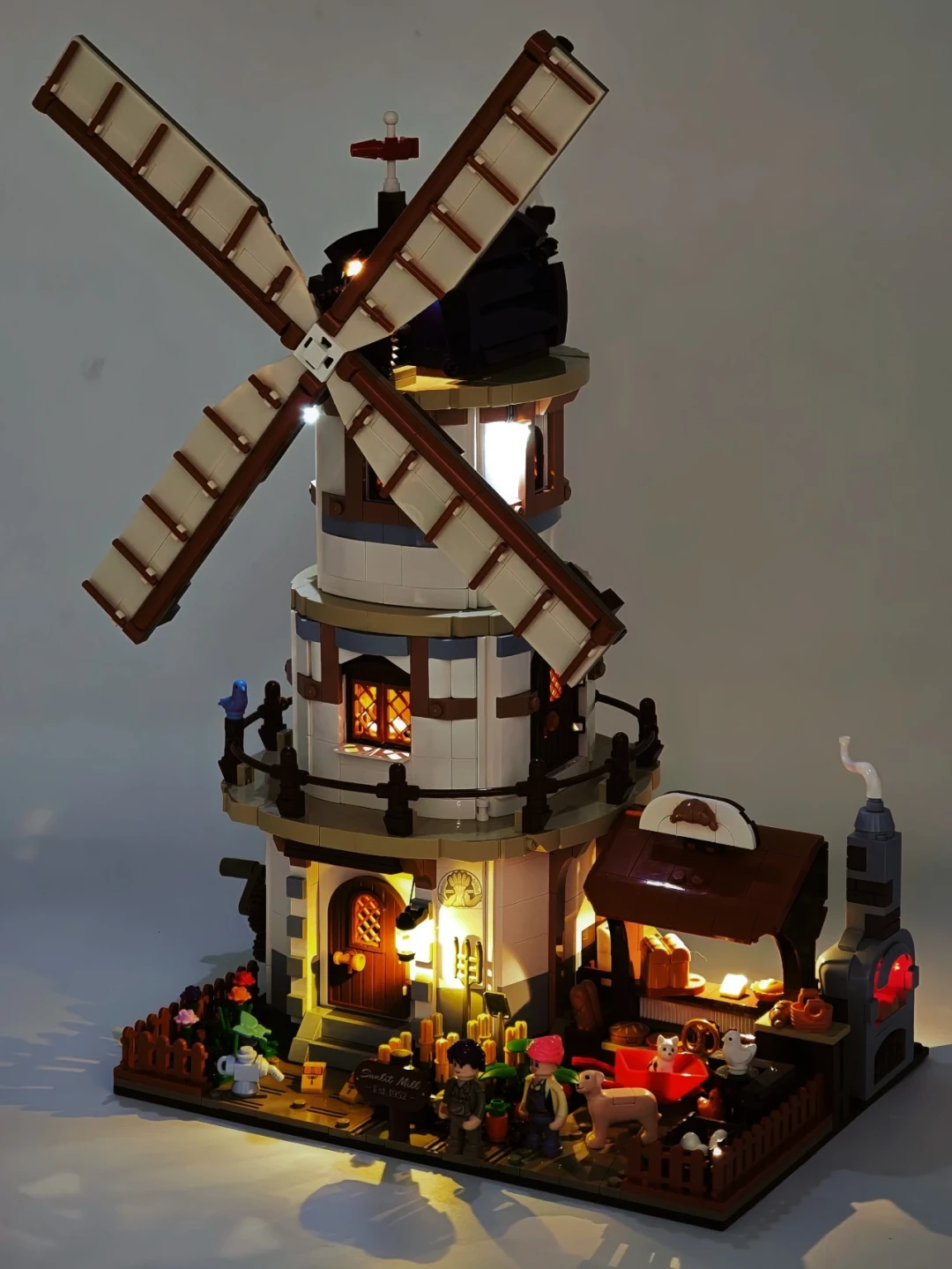 从麦田到面包房:Lumibricks 荷兰风车磨坊 16012 深度体验