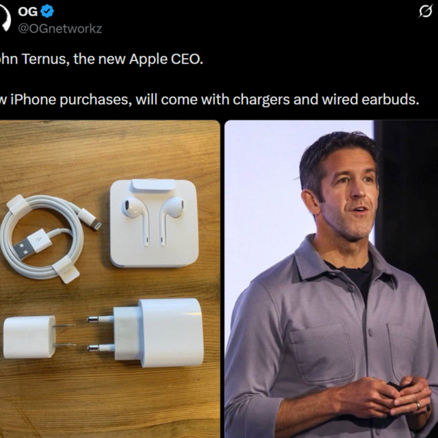 苹果新CEO上任：买 iPhone 重新送充电器？官方回应