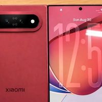 小米18 Fold真机图出来了，阔折叠、赤霞珠红，这次正面刚苹果！